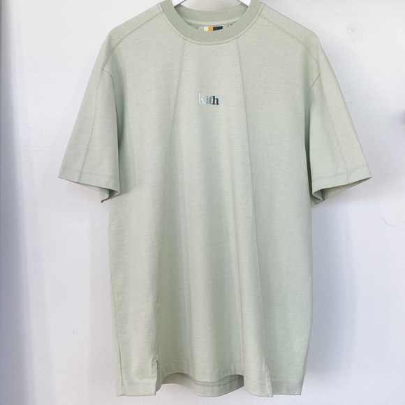kith garment dyed paneled tee